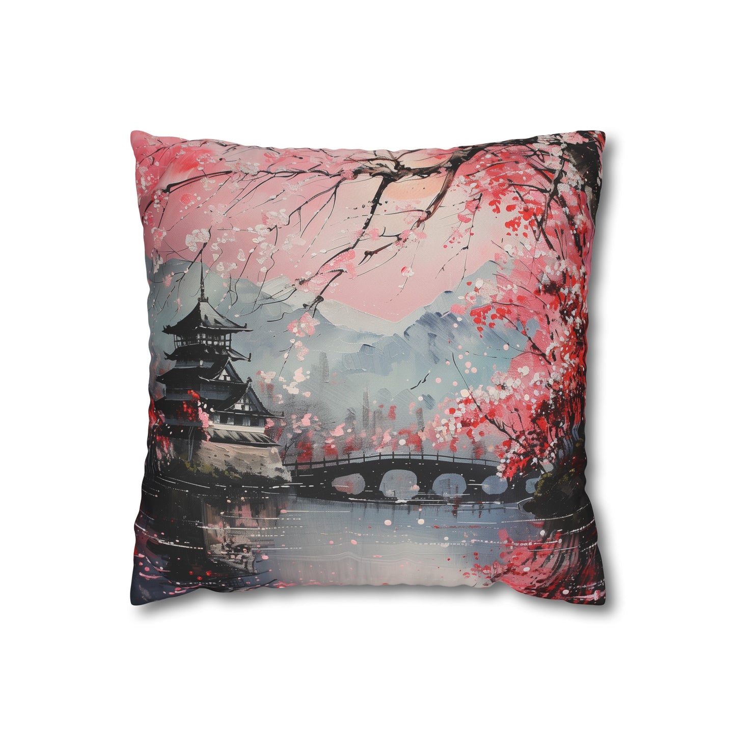 Spring Sakura Pillowcase | Pillow Cases | All Over Print, AOP, Bed, Bedding, Home & Living, Indoor, Pillow Case, Pillow Covers, Pillows & Covers, Sublimation | Prints with Passion