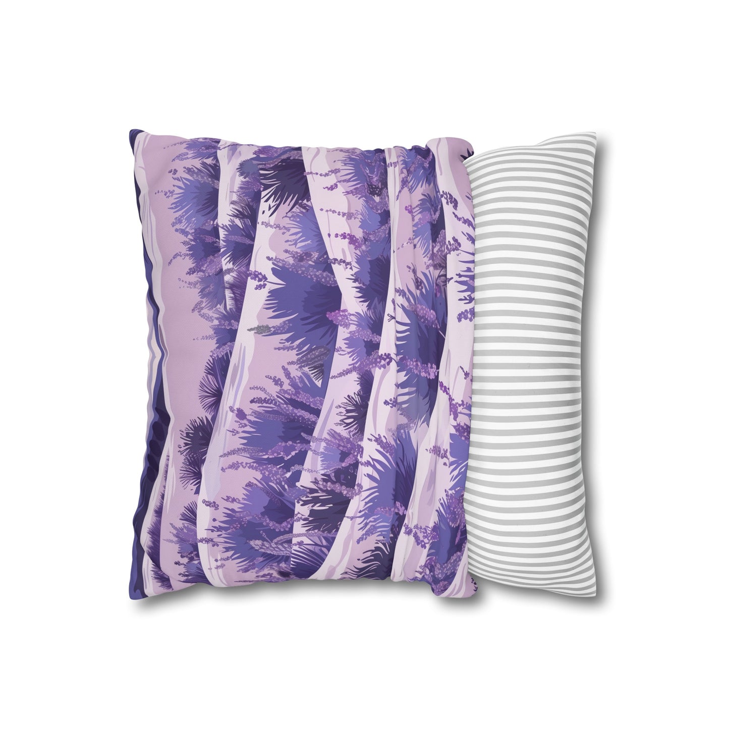 Transform your bedroom into a tranquil oasis with Lavender Fields pillowcase, featuring delicate flowers for relaxation and sweet dreams.