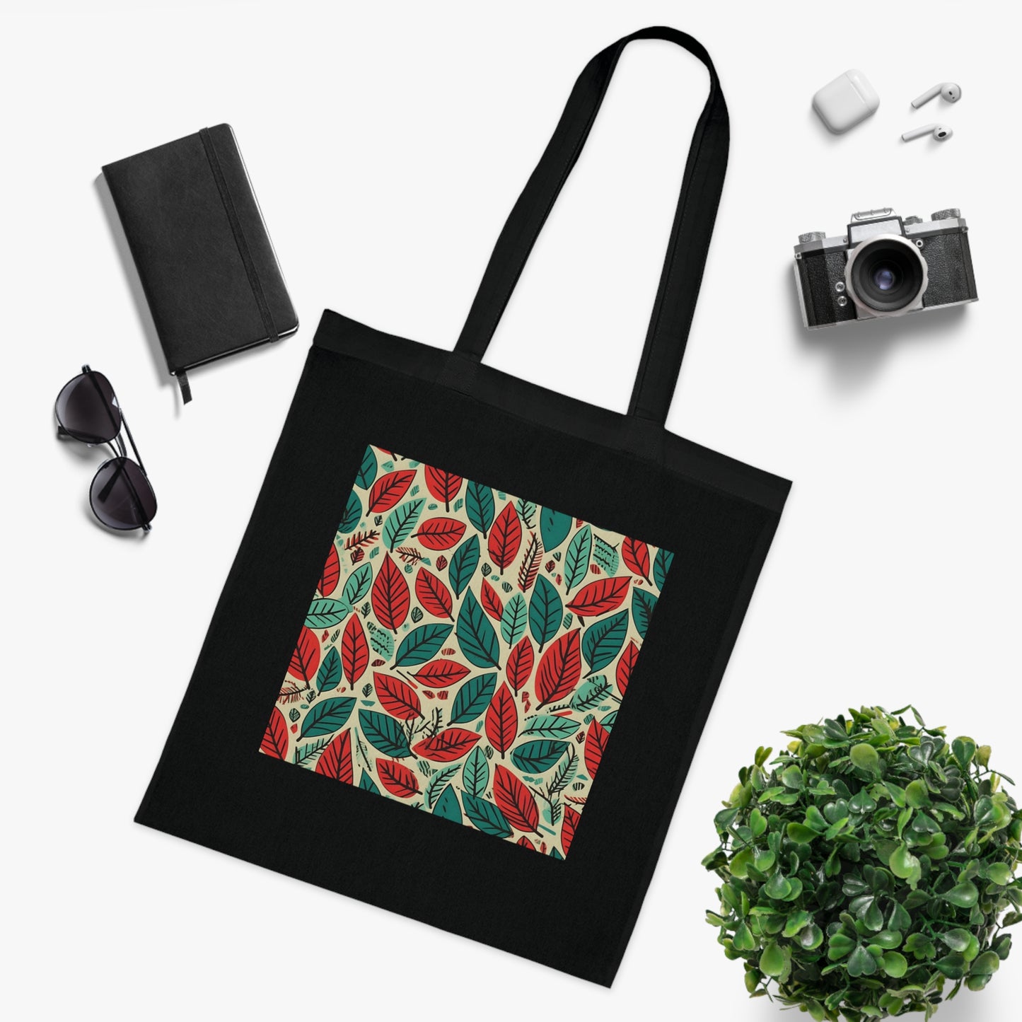 Crimson & Clover Tote Bag