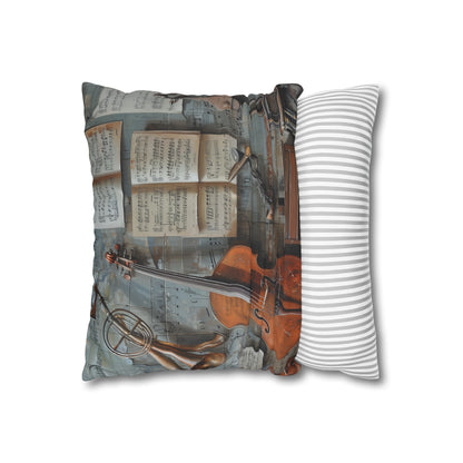 "Melody Maker Pillowcase - High-quality, music-themed design for all seasons. Comfortable, stylish, and perfect for a musical touch in any bedroom. Makes a great gift! Shop now at BenCPrints."