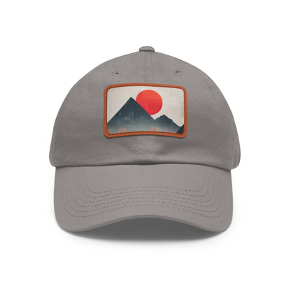 Dad Hat with Leather Patch