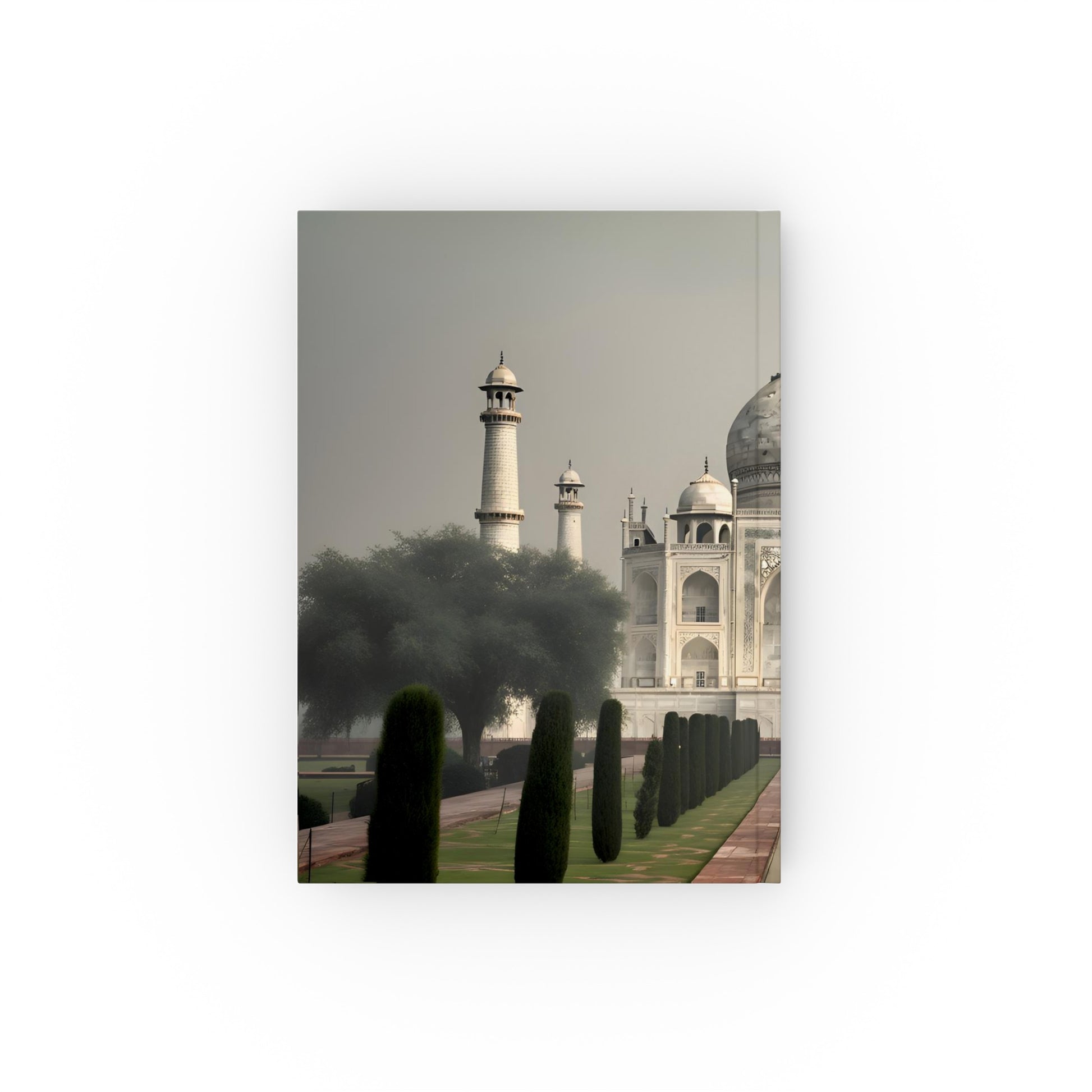 Capture the beauty of the Taj Mahal with this exquisite India journal - perfect for travel memories and spiritual reflections.