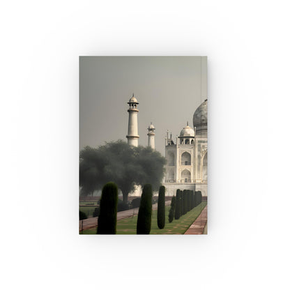 Capture the beauty of the Taj Mahal with this exquisite India journal - perfect for travel memories and spiritual reflections.