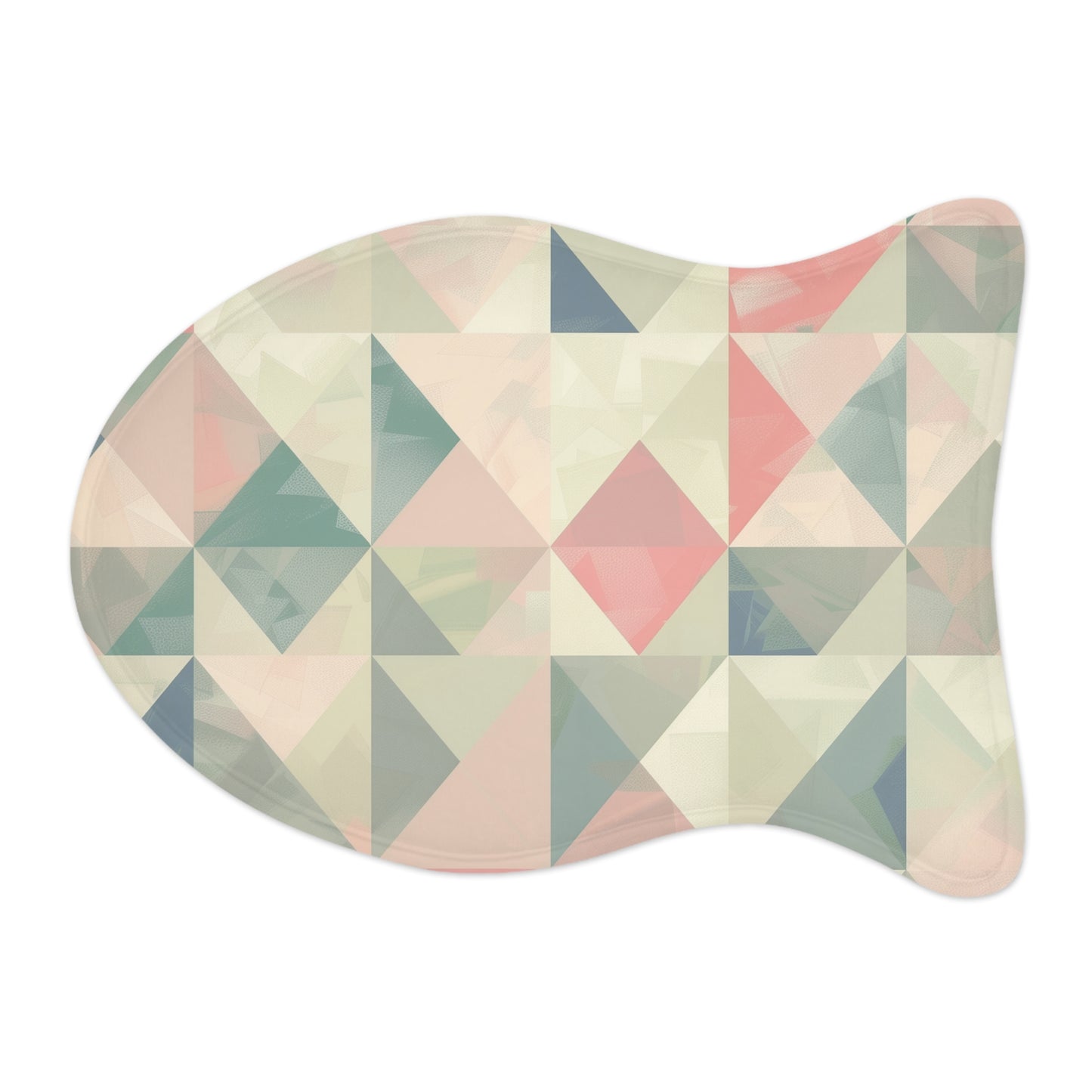 Chic Geometric Pet Feeding Mat