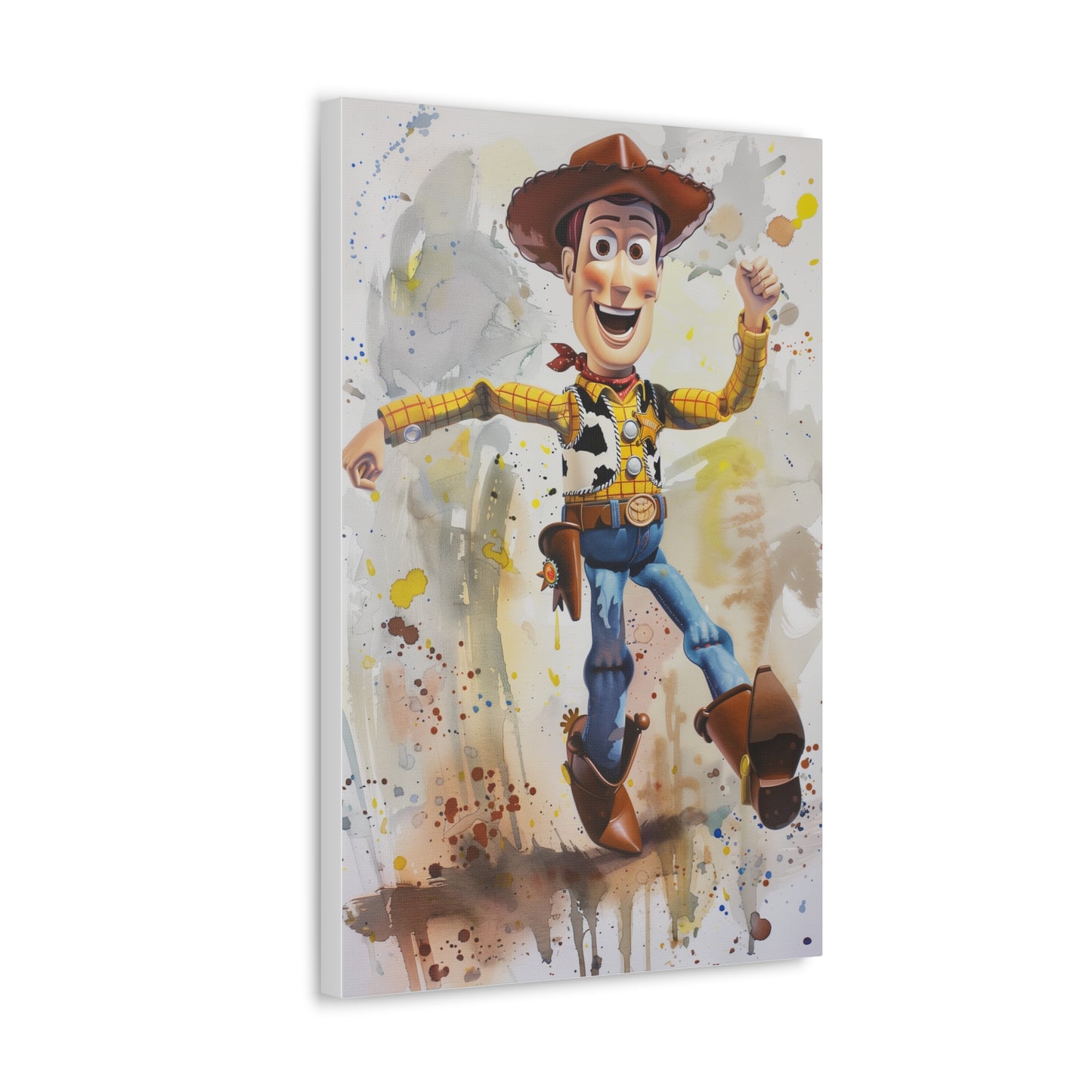 Woody Canvas Print : Toy Story There's a Snake in My Boot!