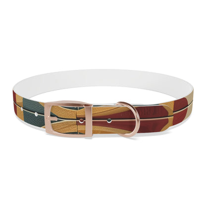 Tile Print Dog Collar: Handcrafted Chic Design