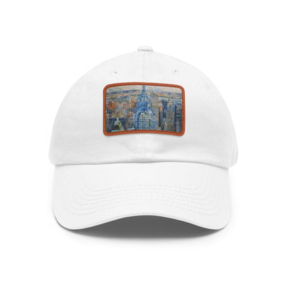 Chrysler Cityscape Watercolor Baseball Cap