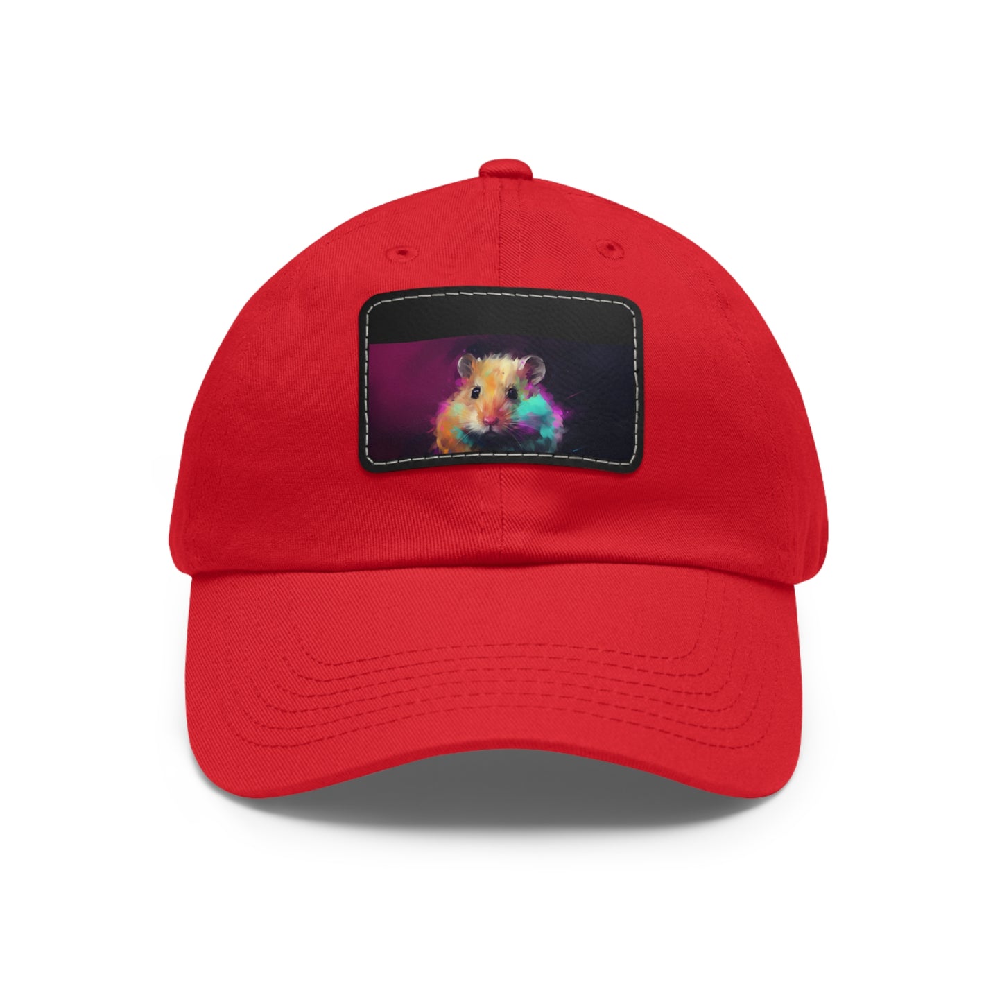 Neon Hamster Bliss Baseball Cap