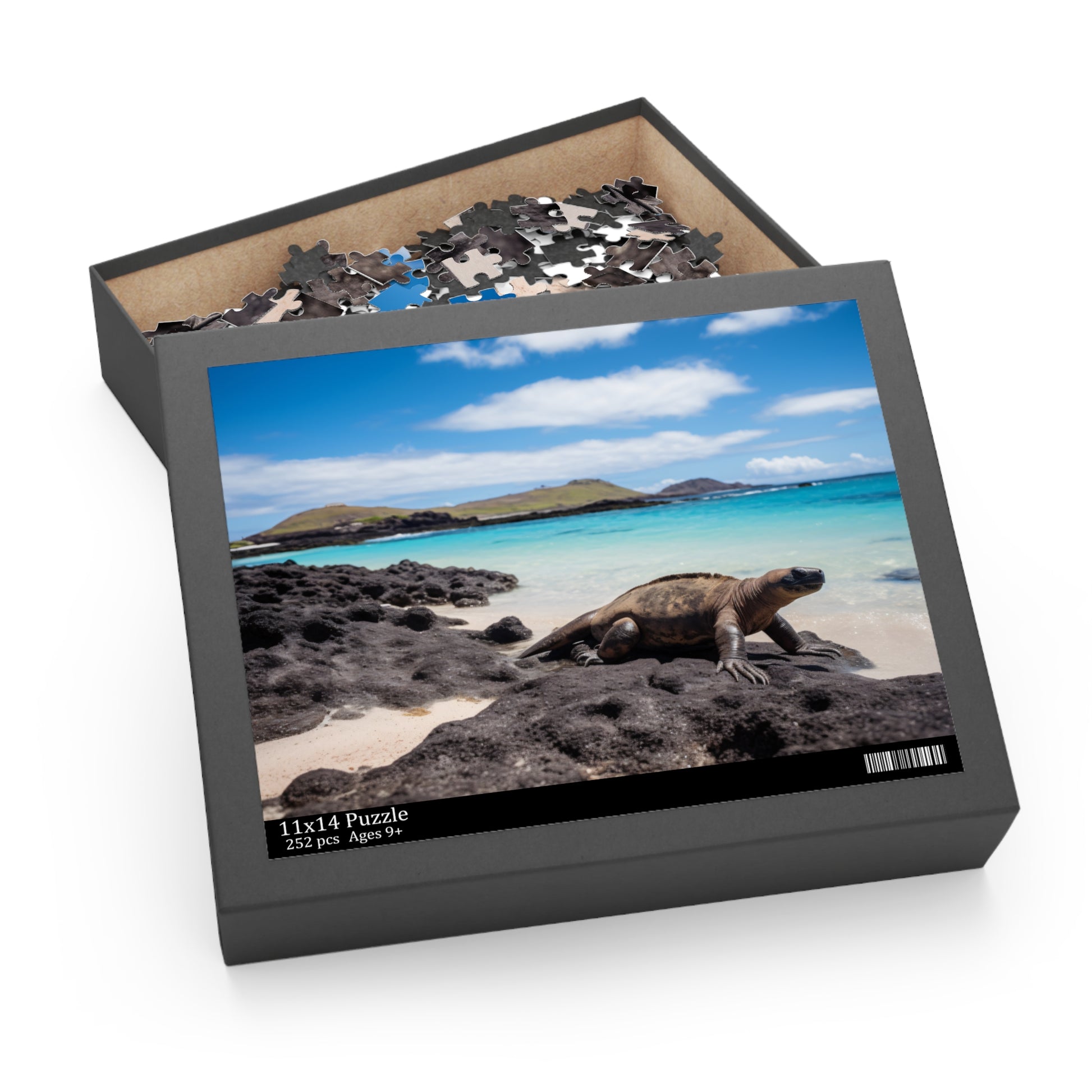 "Galapagos Islands Puzzle Adventure – Discover vibrant wildlife in stunning jigsaw puzzle image"