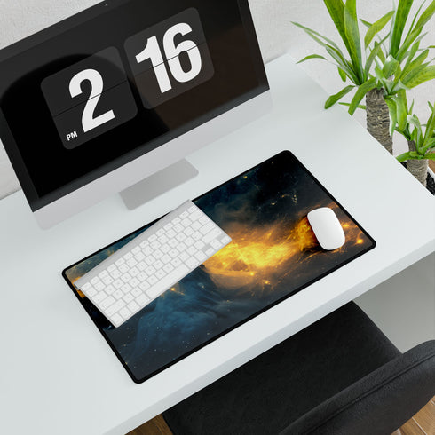 Dream Weaver Creating World from Light (Edition II) — XL & XXL Desk Mat — Product Detail View 7