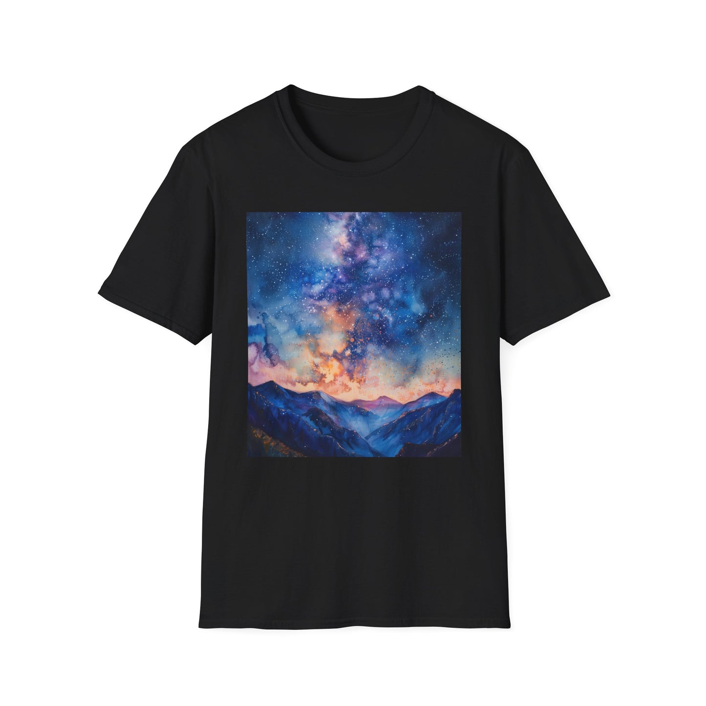 Cosmic Tapestry: Milky Way's Embrace T-Shirt | T-Shirt | DTG, Hoodies, Men's Clothing, Regular fit, Unisex, Women's Clothing | Prints with Passion