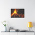 Volcano Erupting into Music Notes — Canvas Wall Art — Product Detail View 7