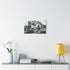 Mountains Shaped Like Sleeping Titans — Canvas Wall Art — Kiln-Dried Pine Frame & Ready-to-Hang Back View