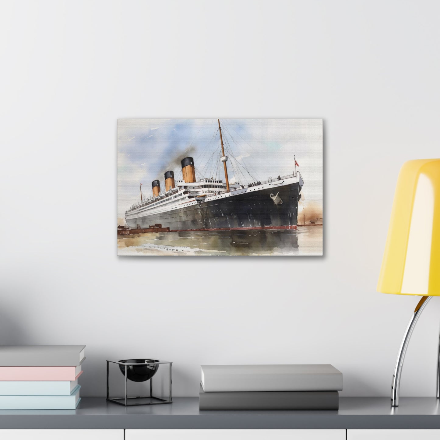 Titanic Ship Canvas Print