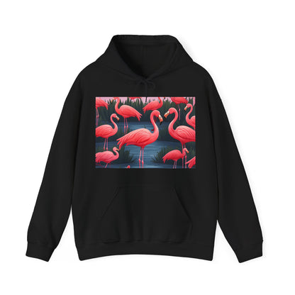 Flamingo Paradise Hoodie | Hoodies | DTG, Hoodies, Men's Clothing, Regular fit, Unisex, Women's Clothing | Prints with Passion