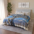 Mechanical Tree in Metallic Desert — Plush Fleece Throw Blanket — Product Detail View 12