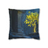 Neon Tree Sprouting from Stone Temple Double-Sided Square Cushion Cover