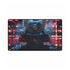Samurai Helmet over Digital Grid — XL & XXL Desk Mat — Gaming & Workspace Desk Setup View