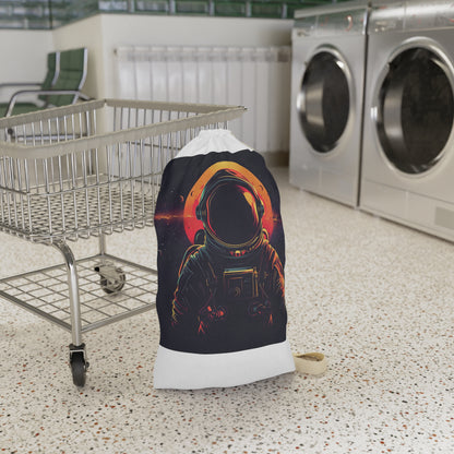 "Space Cadet Laundry Bag - Keep dirty laundry contained with astronaut-approved design for out-of-this-world organization"