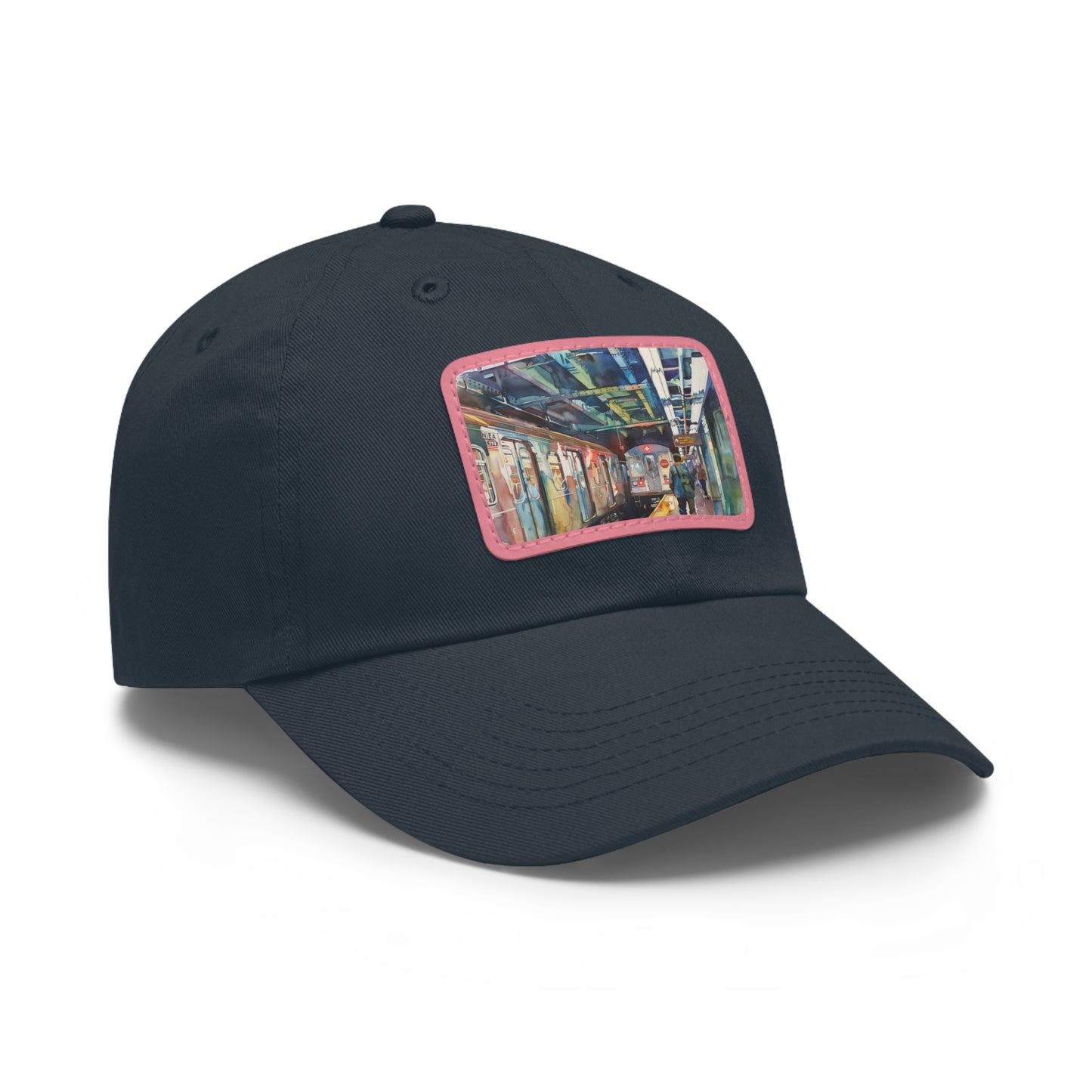 New York Subway Watercolor Snapback Cap