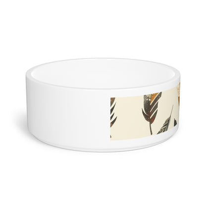 Boho Feathers Bliss Pet Bowl