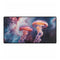 Space Jellyfish Swimming Through Nebula — XL & XXL Desk Mat — Full Top-Down Artwork View