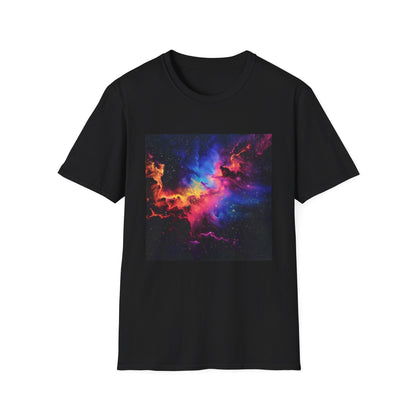 Lost in Space T-shirt Neon Space Galaxy Luminous Dreams | T-Shirt | DTG, Men's Clothing, Regular fit, T-Shirts, Unisex, Women's Clothing | Prints with Passion