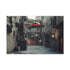 Cyberpunk Alleyway with Flying Cars — Canvas Wall Art — Front Gallery-Wrapped Canvas View