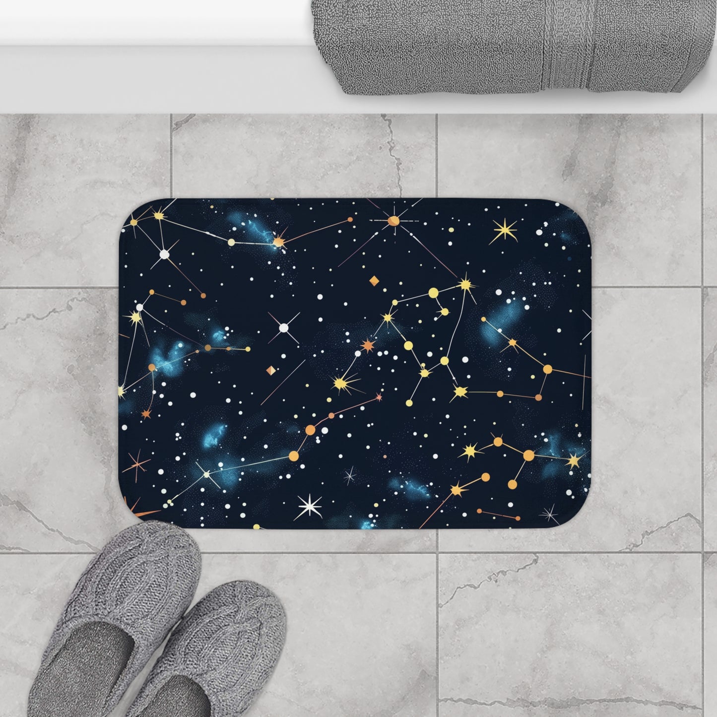 Starry Night Bath Mat