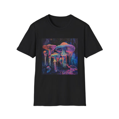 Expanding Horizons: Psychedelic Mushroom Journey T-Shirt | T-Shirt | DTG, Men's Clothing, Regular fit, T-Shirts, Unisex, Women's Clothing | Prints with Passion