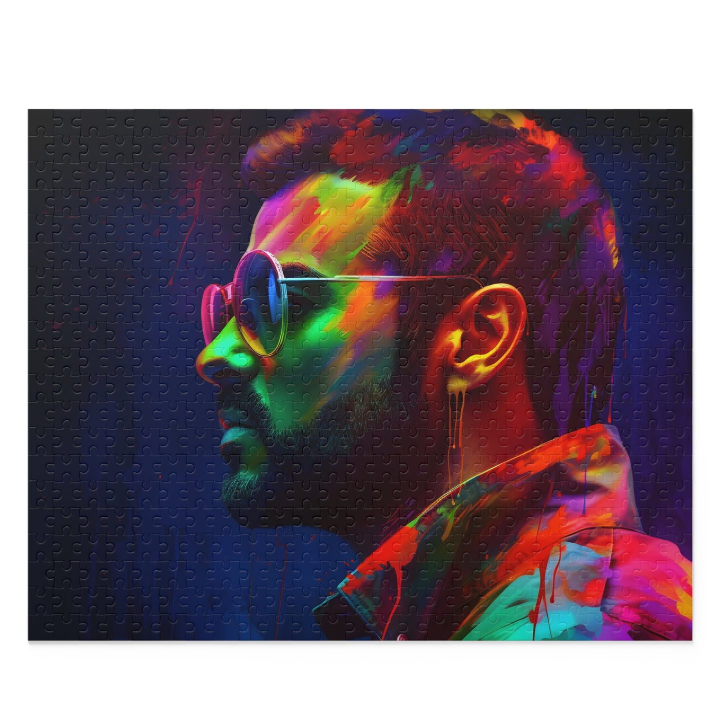 George Michael Neon Jigsaw Puzzle