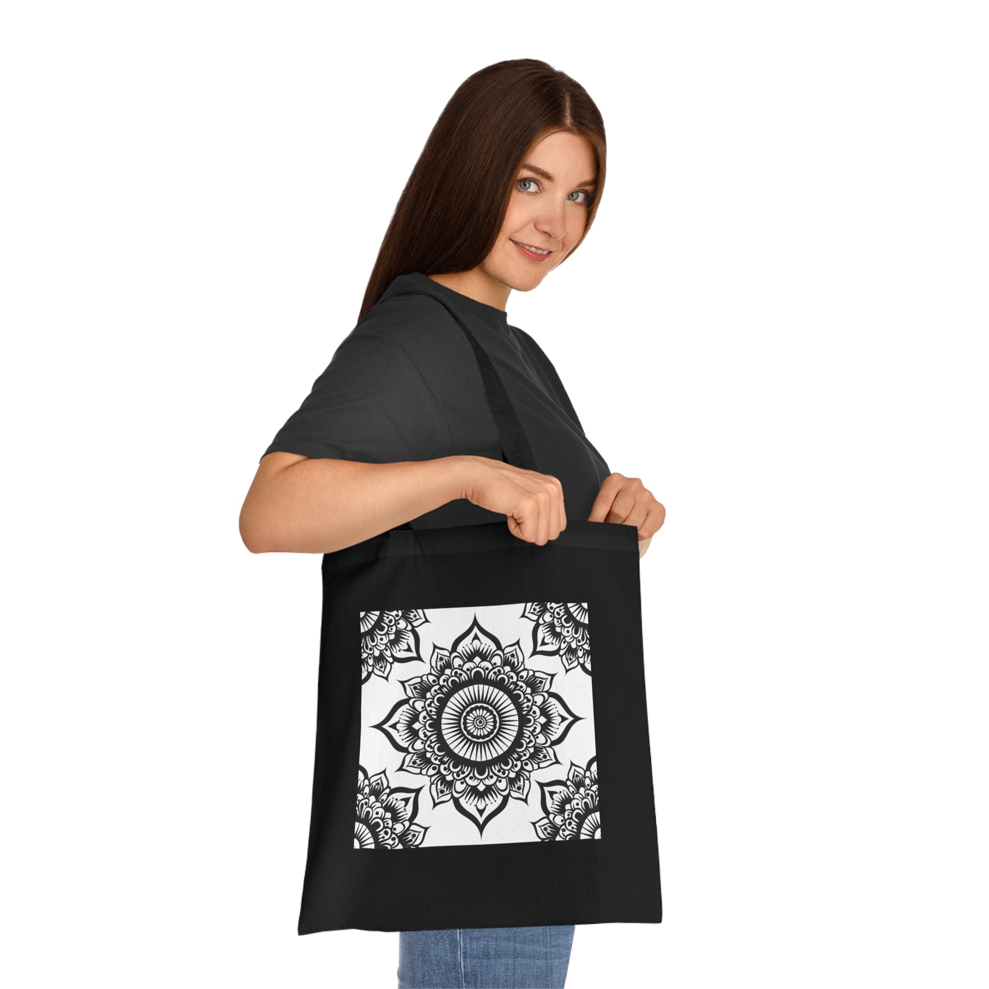 Mindful Mandala Tote Bag | Tote Bag | Accessories, Bags, Cotton, DTG, Totes | Prints with Passion