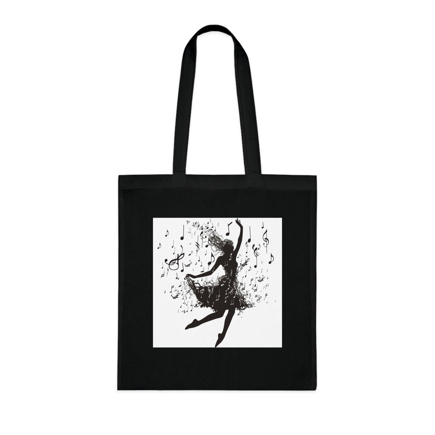 Dancing Notes Tote Bag