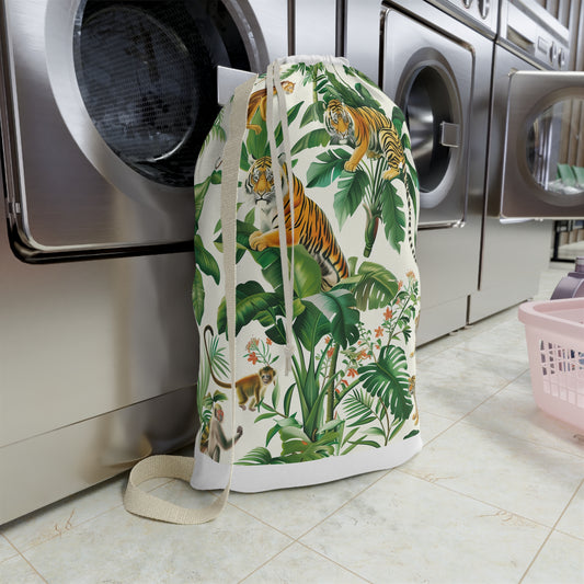 Tiger Jungle Safari Laundry Bag | Home Decor | Accessories, All Over Print, AOP, Bags, Laundry, Sublimation | Prints with Passion