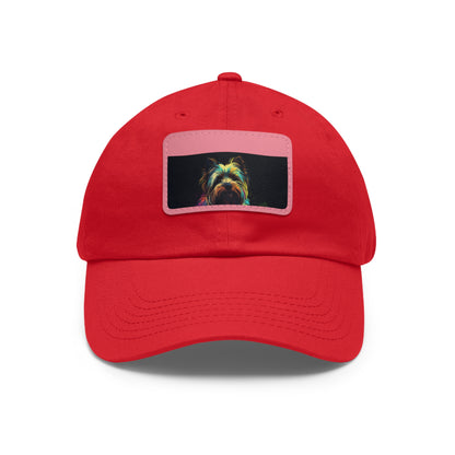 Adorable Yorkshire Terrier Embroidered Baseball Cap