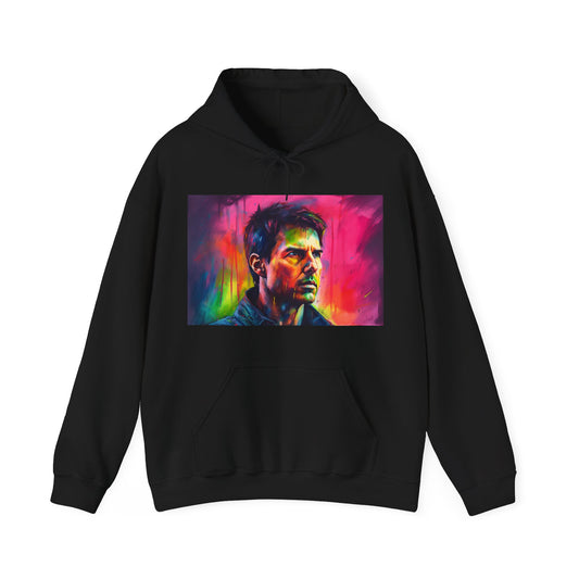 Tom Cruise Neon Watercolor Hoodie | Hoodies | DTG, Hoodies, Men's Clothing, Regular fit, Unisex, Women's Clothing | Prints with Passion