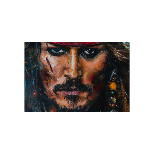 Jack Sparrow Painting Poster