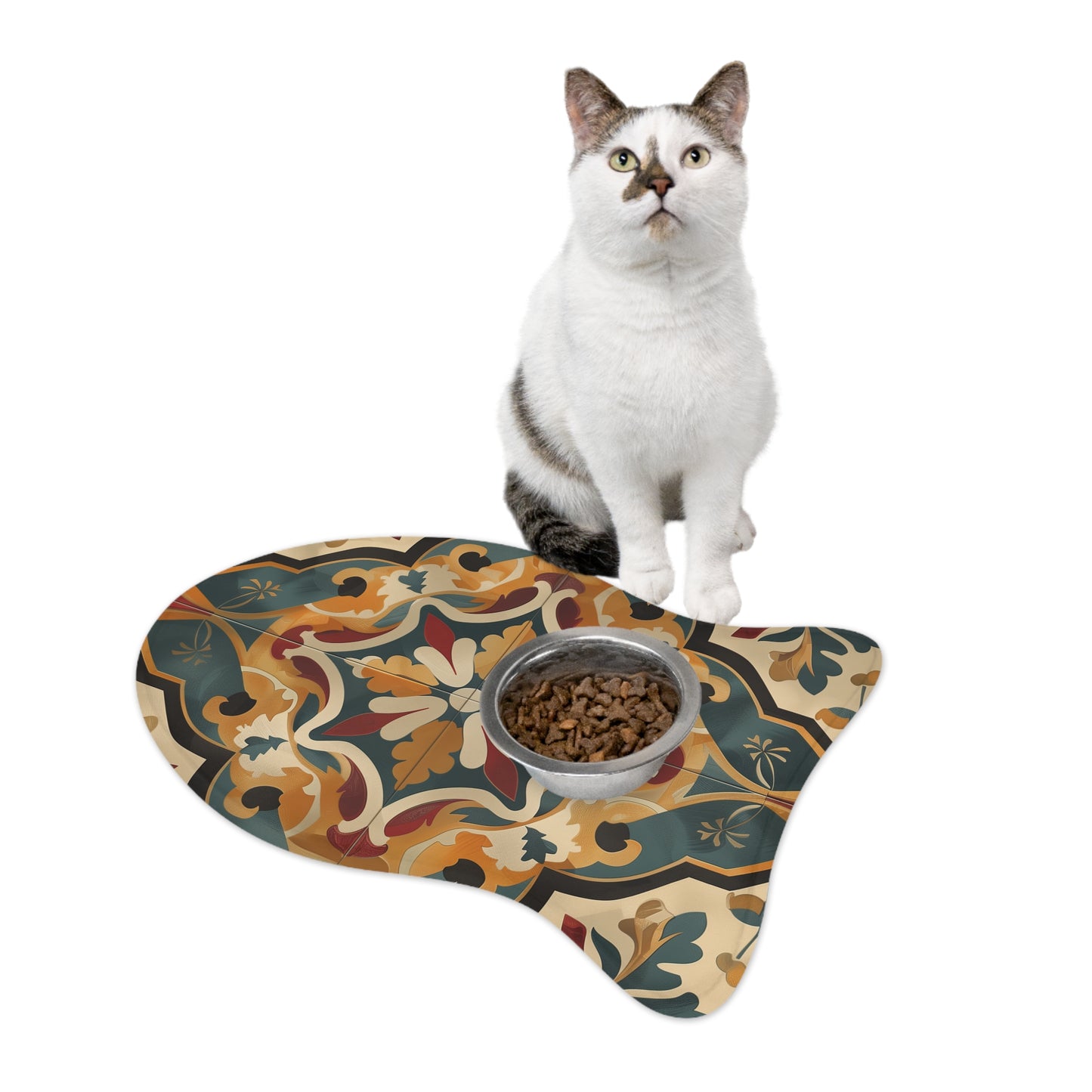 Artisan Tile Pet Feeding Mat