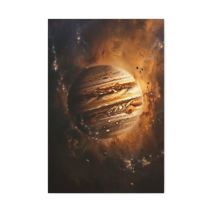 Jupiter Globe: A Majestic Canvas of the Giant of the Cosmos | Canvas | Art & Wall Decor, Canvas, Fall Picks, Hanging Hardware, Home & Living, Indoor, Top Spring Products, Valentine's Day promotion | Prints with Passion