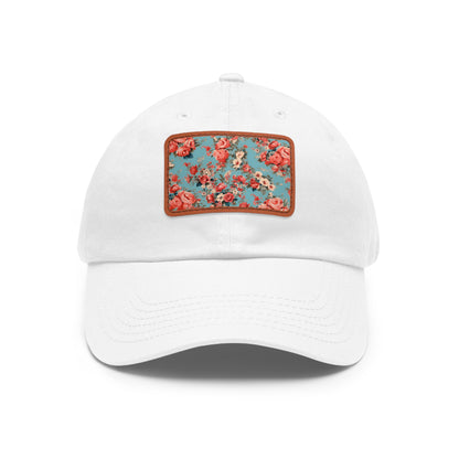 Retro Reimagined: Vintage Fabric Print Baseball Cap