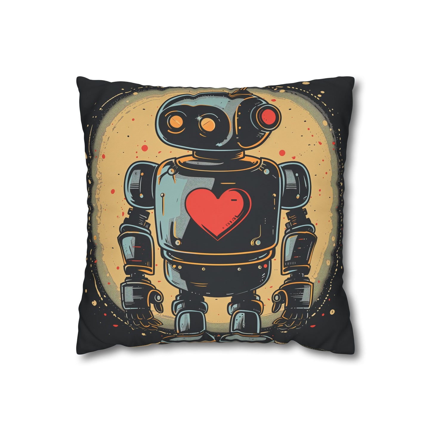 Heartbot Pillowcase | Pillow Cases | All Over Print, AOP, Bed, Bedding, Home & Living, Indoor, Pillow Case, Pillow Covers, Pillows & Covers, Sublimation | Prints with Passion