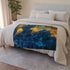Holographic Map of Forgotten Worlds Plush Fleece Throw Blanket