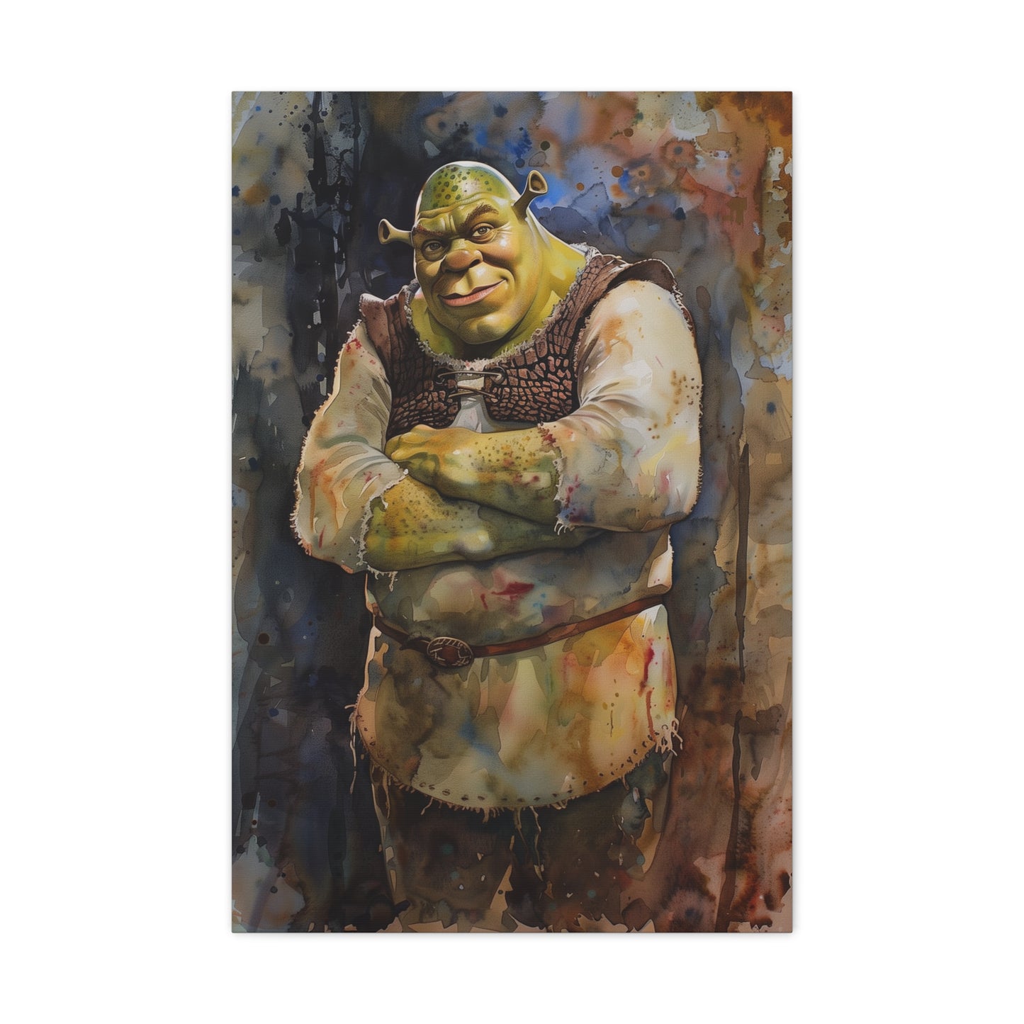 Shrek: The CrocsWearing Ogre Canvas | Canvas | Art & Wall Decor, Canvas, Fall Picks, Hanging Hardware, Home & Living, Indoor, Top Spring Products, Valentine's Day promotion | Prints with Passion