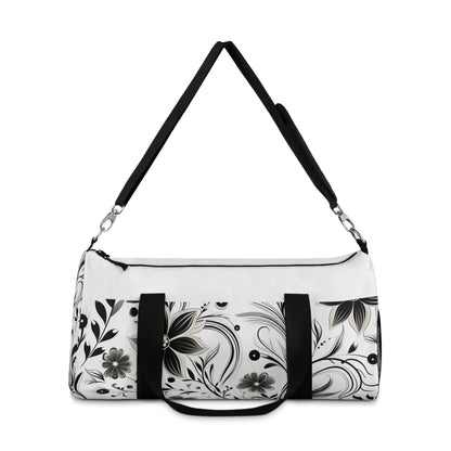 Black & White Curved Duffel