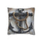 Nautical Anchor — Faux Suede Cushion Cover — Front 40×40 cm Square Cushion View