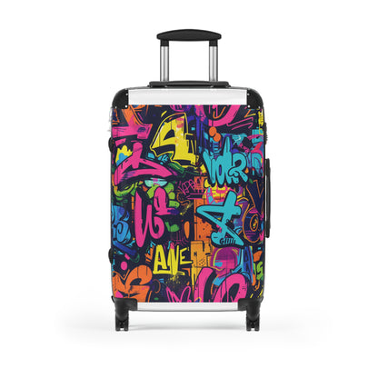 Neon Urban Graffiti Suitcase Collection