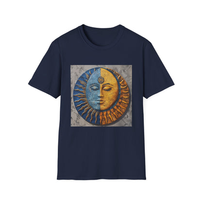 Celestial Symphony: A Mandala Sun and Moon