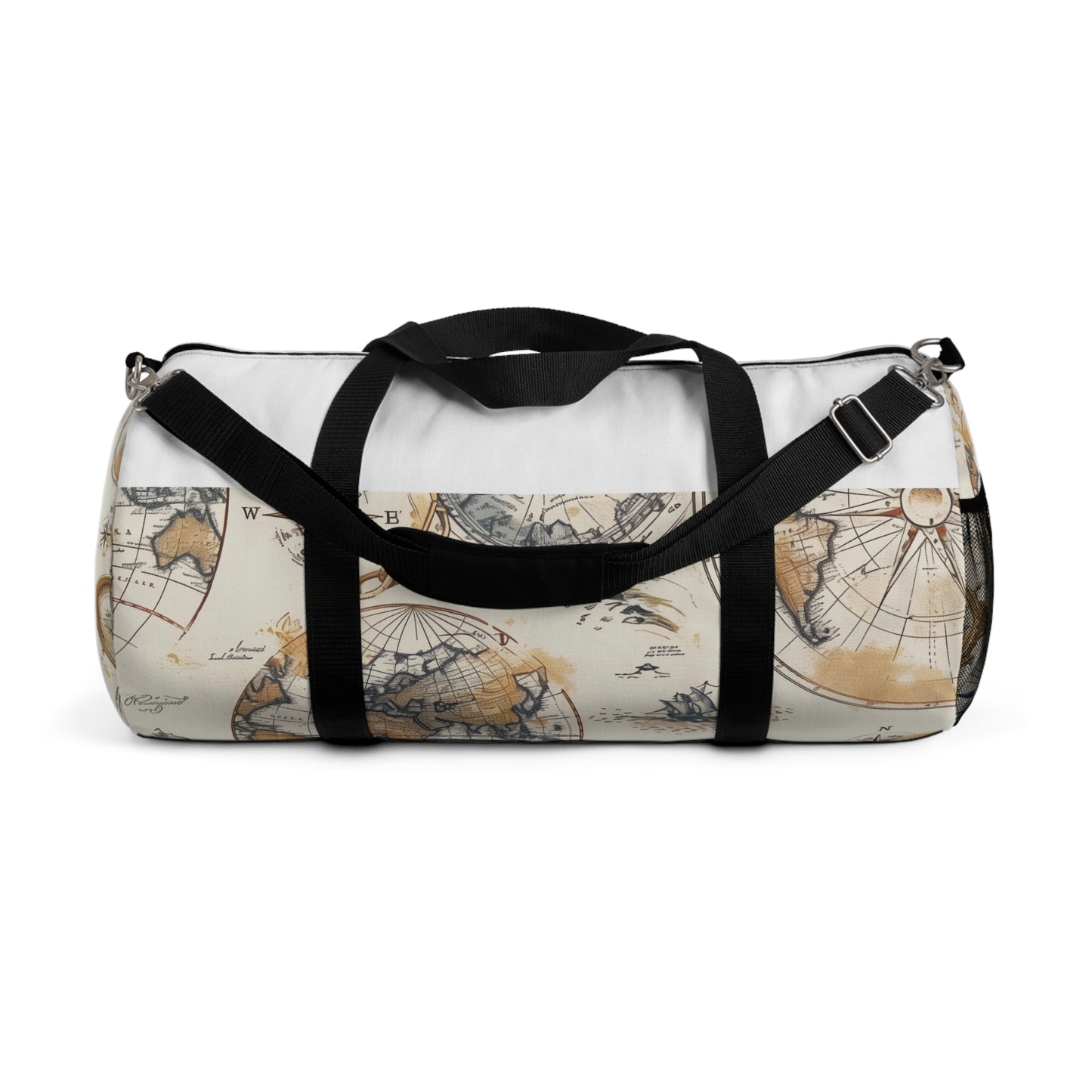 Explorer's Vintage Map Duffel