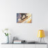 Skateboarder Riding on Rings of Saturn (Edition II) — Canvas Wall Art — Kiln-Dried Pine Frame & Ready-to-Hang Back View