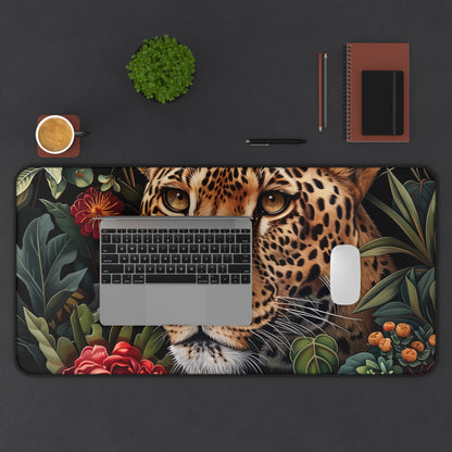 Neon Jungle Desk Mat: Elevate Your Workspace